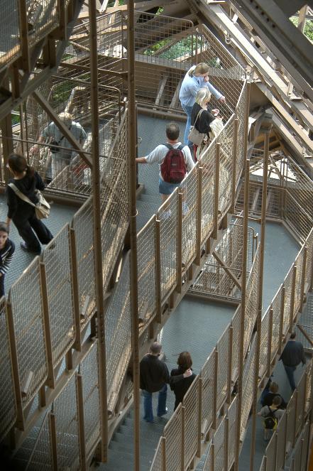 Eiffel Tower stairs