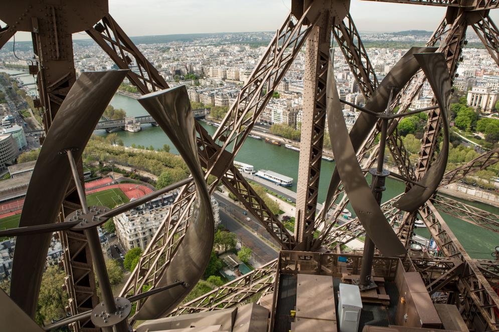 éoliennes sur la Tour Eiffel