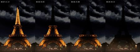 Nuit Blanche - ZEVS at the Eiffel tower